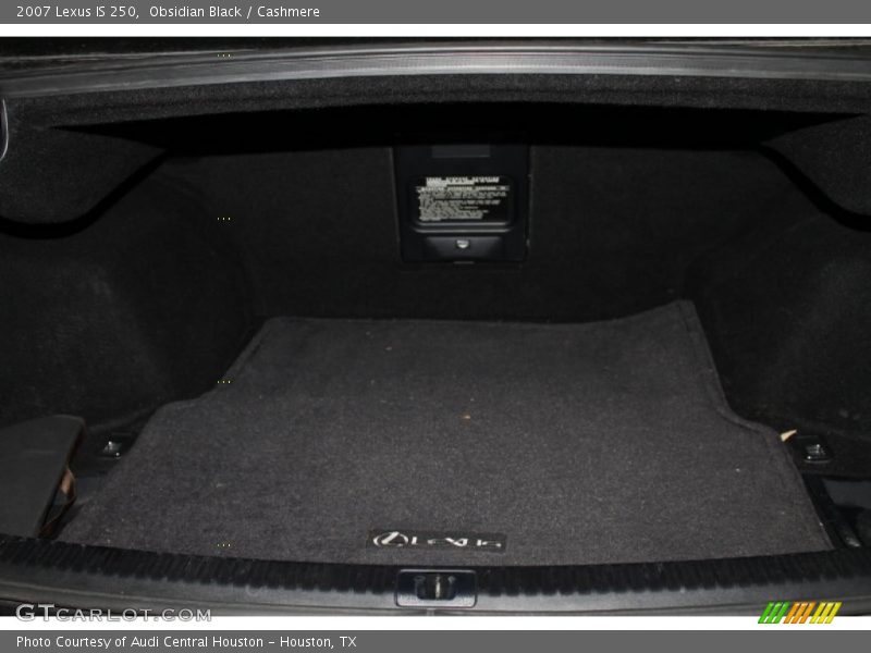 Obsidian Black / Cashmere 2007 Lexus IS 250