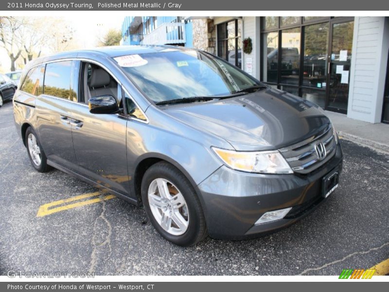 Polished Metal Metallic / Gray 2011 Honda Odyssey Touring