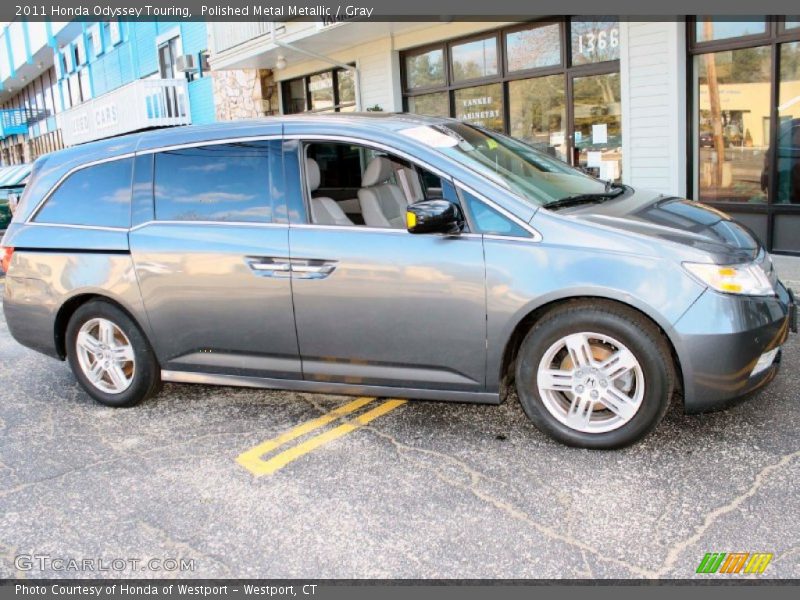 Polished Metal Metallic / Gray 2011 Honda Odyssey Touring