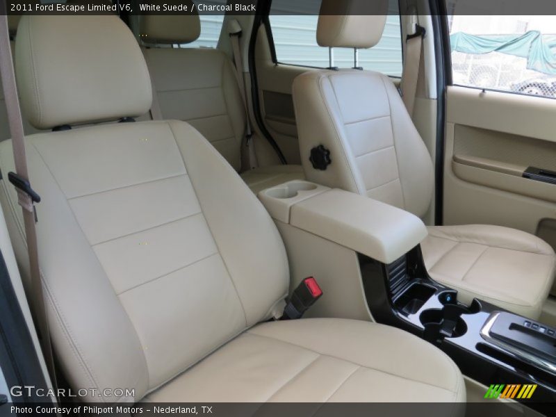 White Suede / Charcoal Black 2011 Ford Escape Limited V6