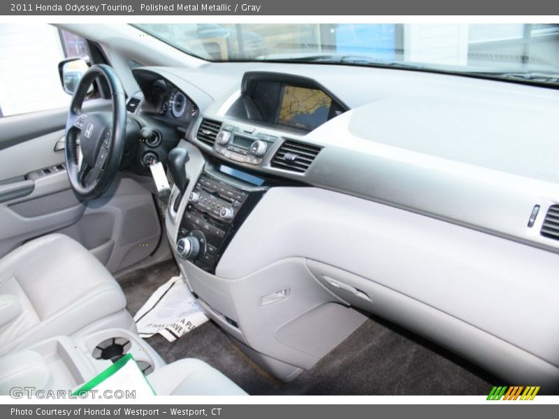 Polished Metal Metallic / Gray 2011 Honda Odyssey Touring