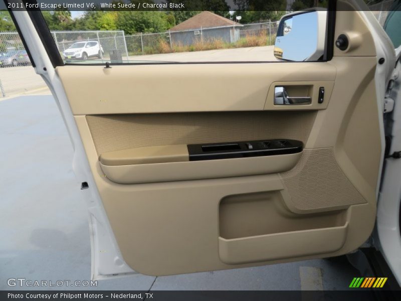 White Suede / Charcoal Black 2011 Ford Escape Limited V6