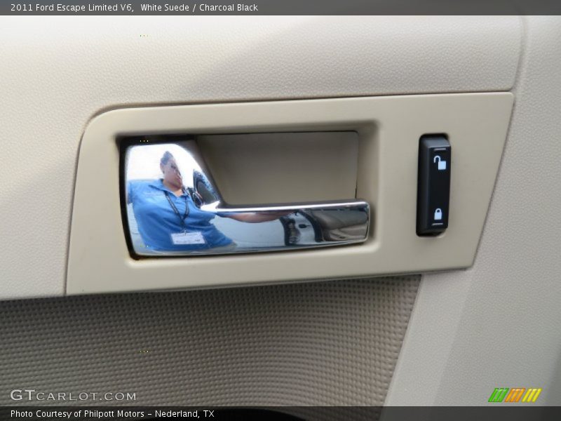 White Suede / Charcoal Black 2011 Ford Escape Limited V6