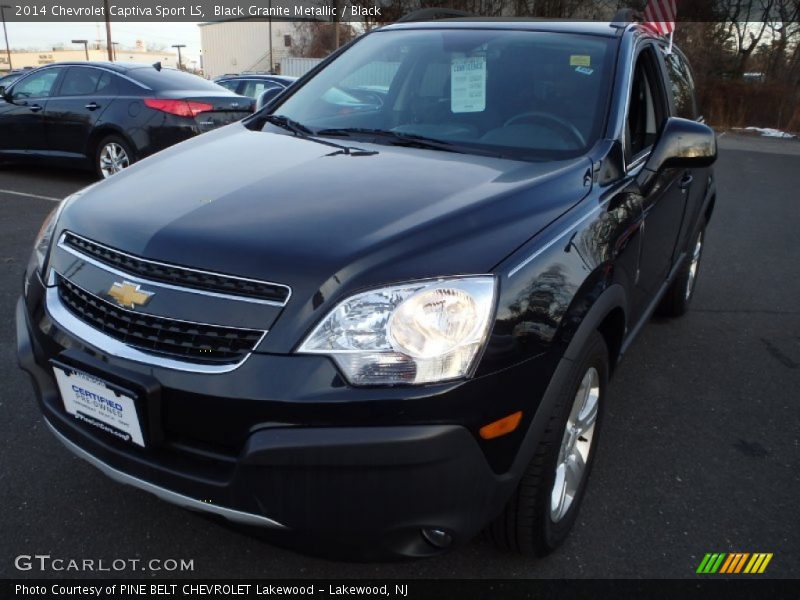 Black Granite Metallic / Black 2014 Chevrolet Captiva Sport LS