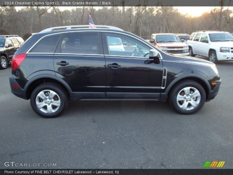 Black Granite Metallic / Black 2014 Chevrolet Captiva Sport LS