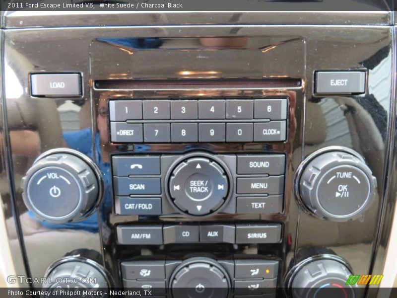 White Suede / Charcoal Black 2011 Ford Escape Limited V6