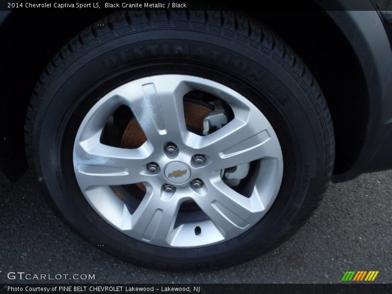 Black Granite Metallic / Black 2014 Chevrolet Captiva Sport LS