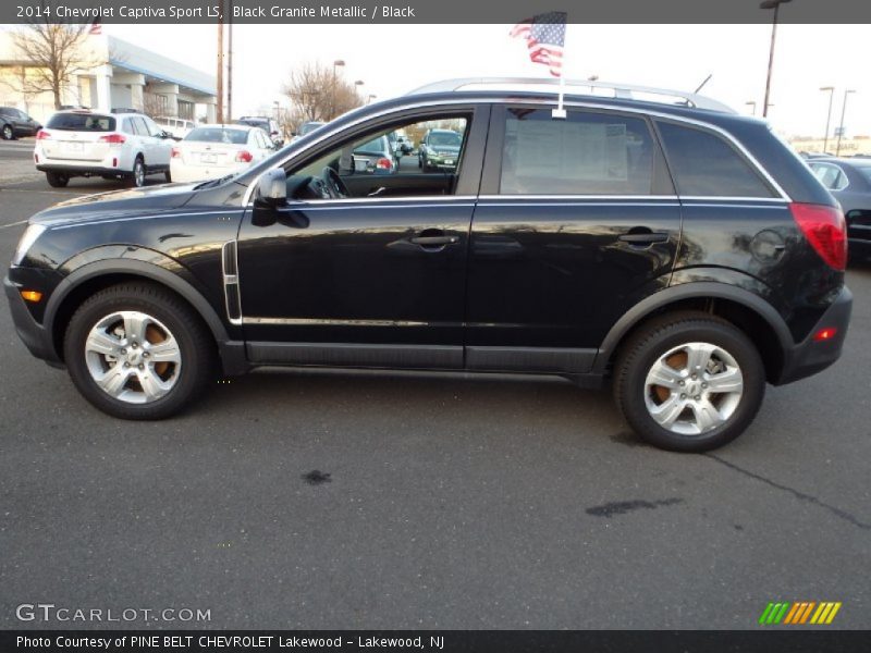 Black Granite Metallic / Black 2014 Chevrolet Captiva Sport LS