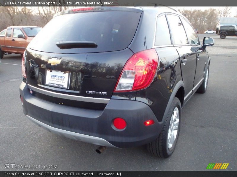 Black Granite Metallic / Black 2014 Chevrolet Captiva Sport LS