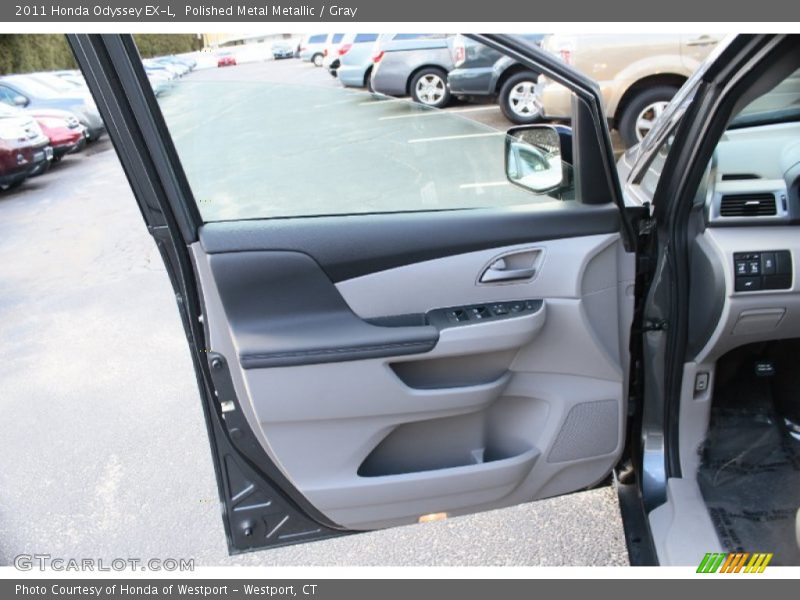 Polished Metal Metallic / Gray 2011 Honda Odyssey EX-L