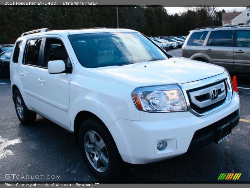 Taffeta White / Gray 2011 Honda Pilot EX-L 4WD