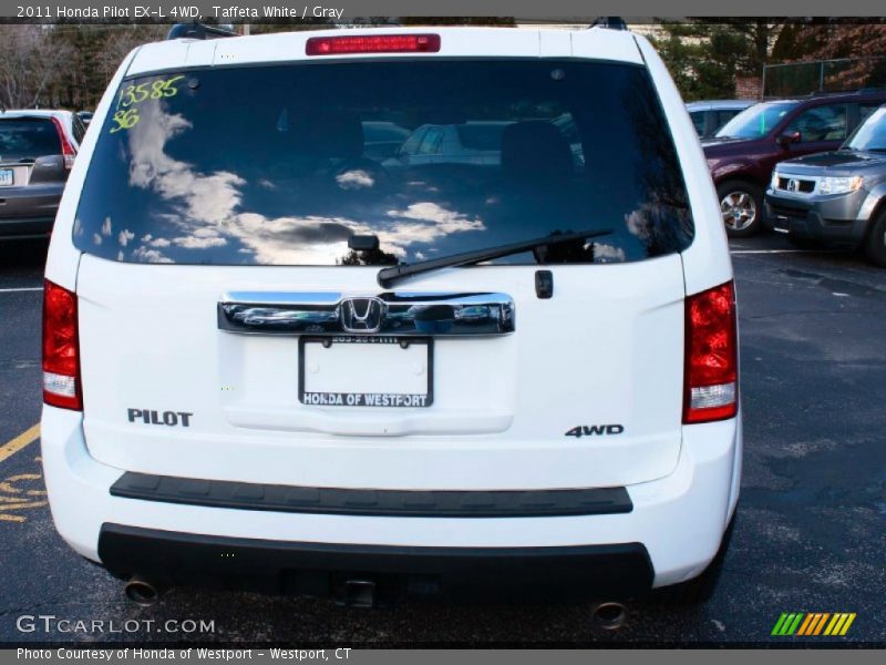 Taffeta White / Gray 2011 Honda Pilot EX-L 4WD