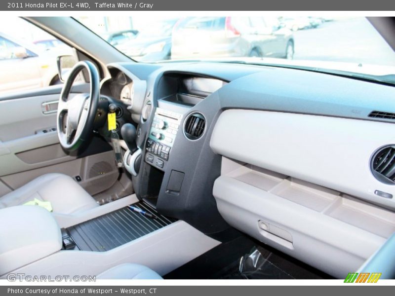 Taffeta White / Gray 2011 Honda Pilot EX-L 4WD