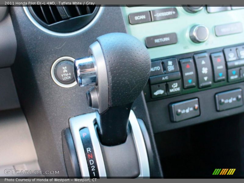 Taffeta White / Gray 2011 Honda Pilot EX-L 4WD