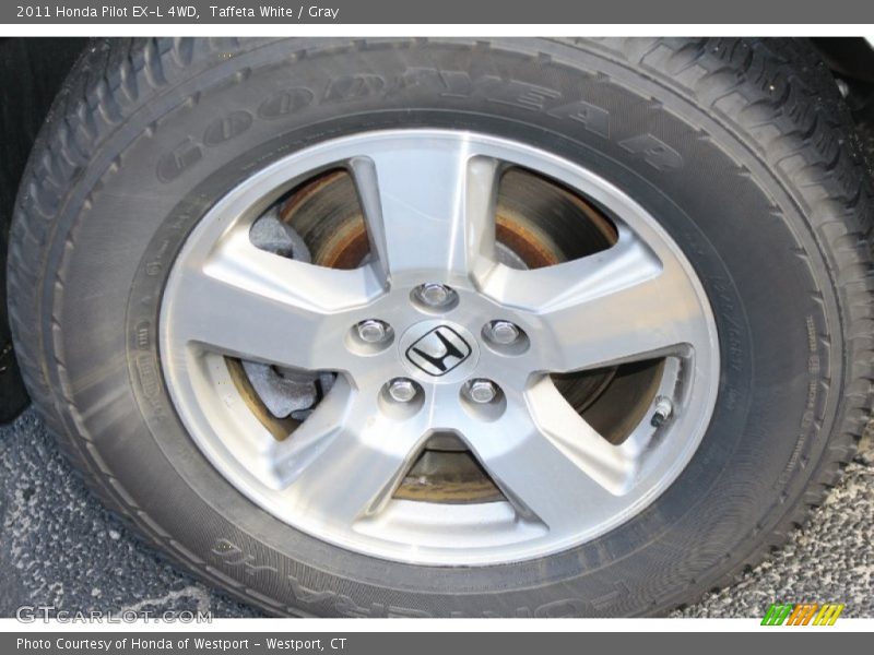 Taffeta White / Gray 2011 Honda Pilot EX-L 4WD