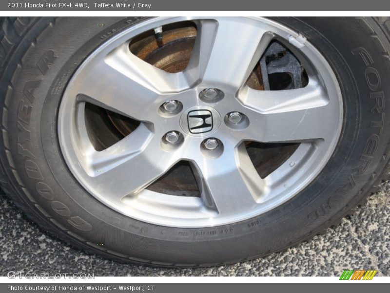 Taffeta White / Gray 2011 Honda Pilot EX-L 4WD
