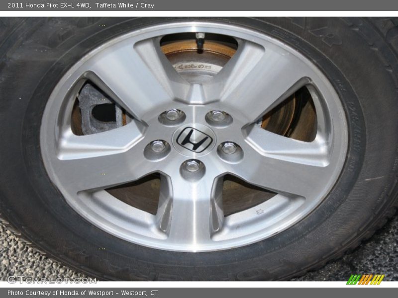 Taffeta White / Gray 2011 Honda Pilot EX-L 4WD