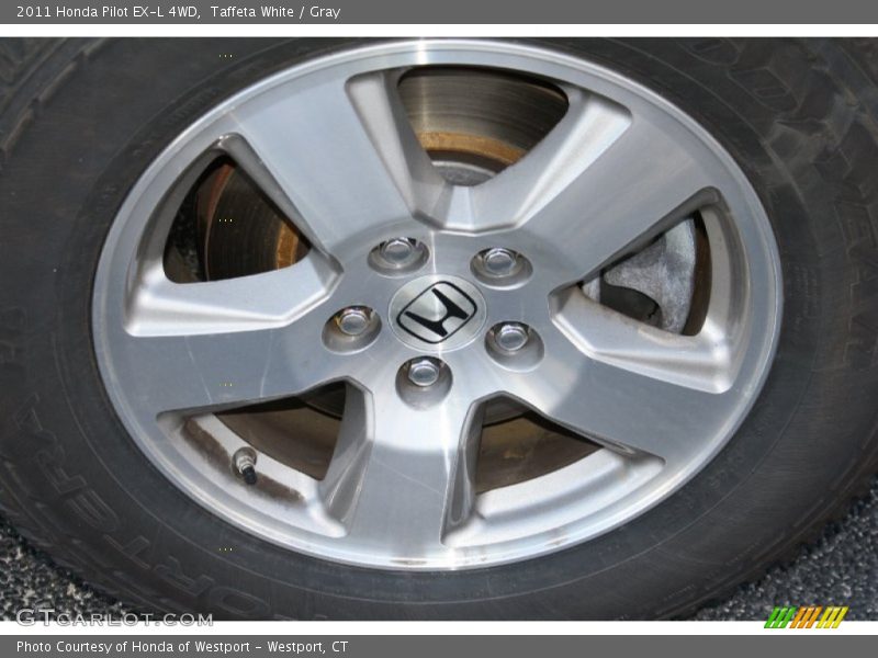 Taffeta White / Gray 2011 Honda Pilot EX-L 4WD