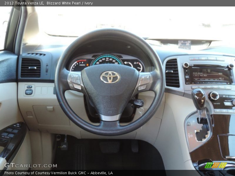 Blizzard White Pearl / Ivory 2012 Toyota Venza LE