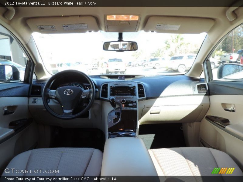 Blizzard White Pearl / Ivory 2012 Toyota Venza LE