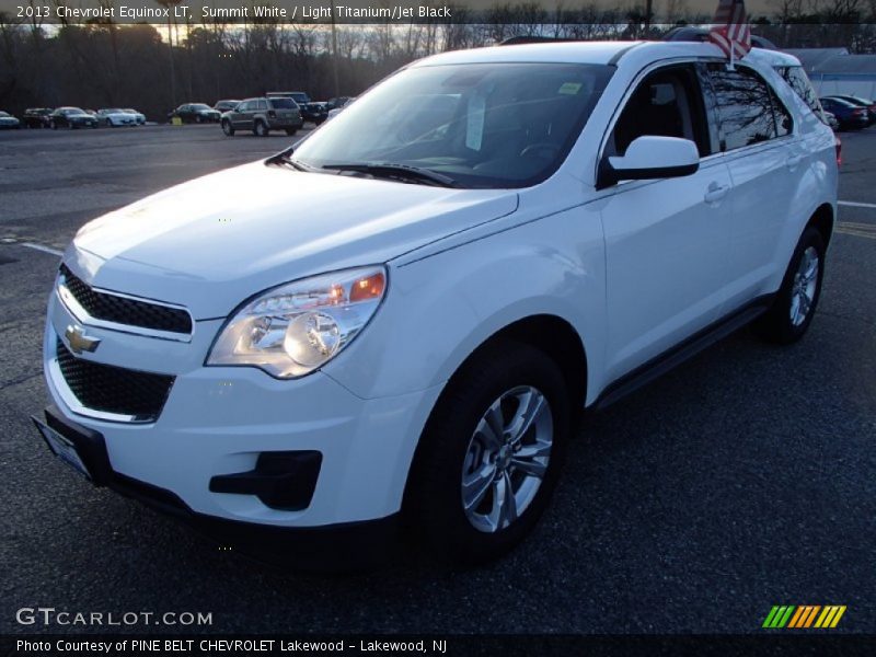 Summit White / Light Titanium/Jet Black 2013 Chevrolet Equinox LT