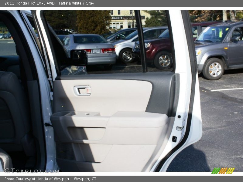 Taffeta White / Gray 2011 Honda Pilot EX-L 4WD