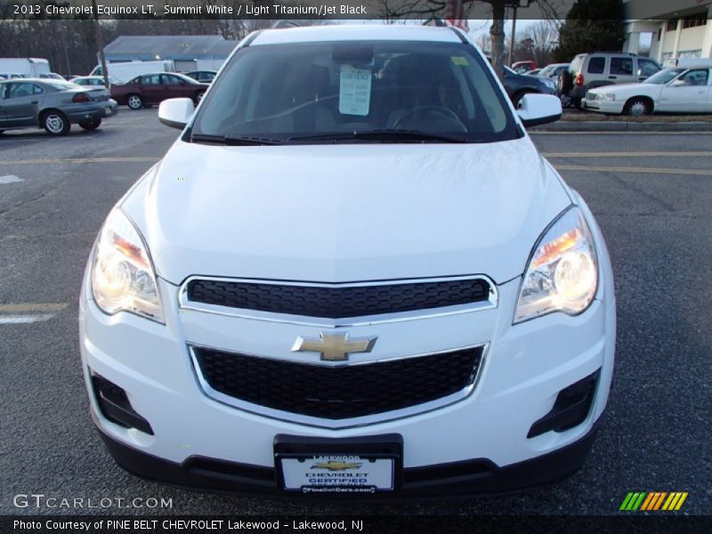 Summit White / Light Titanium/Jet Black 2013 Chevrolet Equinox LT