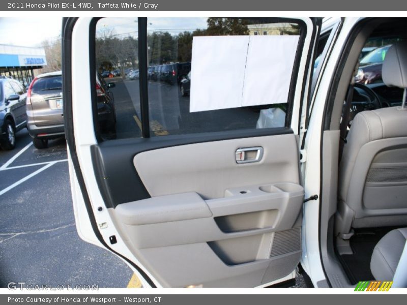 Taffeta White / Gray 2011 Honda Pilot EX-L 4WD