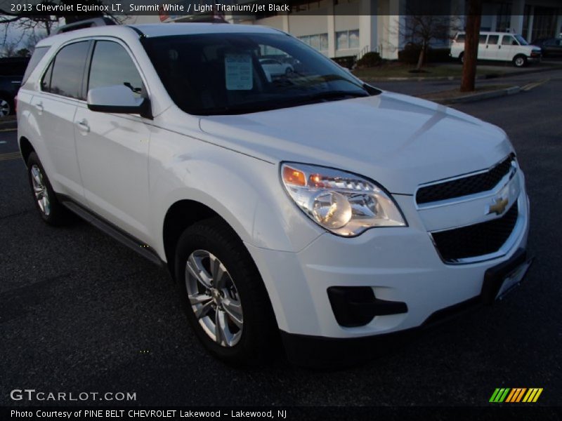 Summit White / Light Titanium/Jet Black 2013 Chevrolet Equinox LT