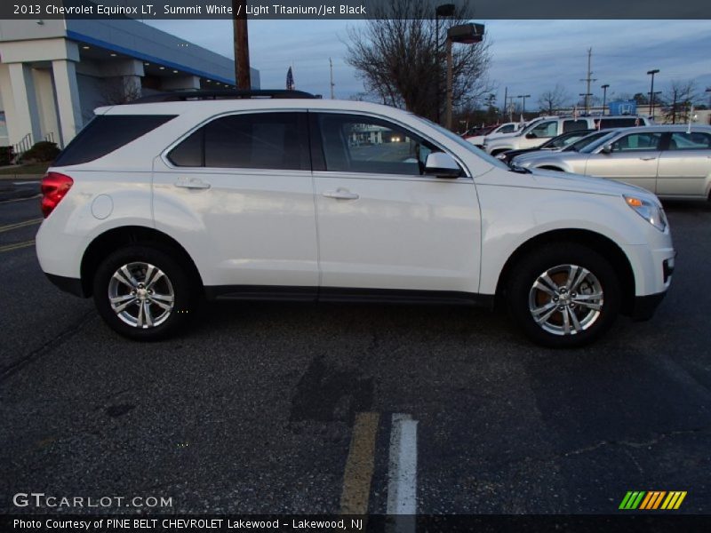 Summit White / Light Titanium/Jet Black 2013 Chevrolet Equinox LT