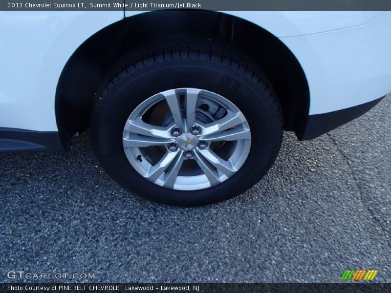 Summit White / Light Titanium/Jet Black 2013 Chevrolet Equinox LT