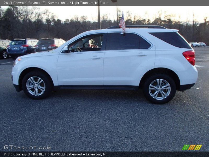 Summit White / Light Titanium/Jet Black 2013 Chevrolet Equinox LT