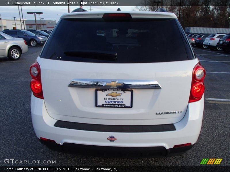Summit White / Light Titanium/Jet Black 2013 Chevrolet Equinox LT
