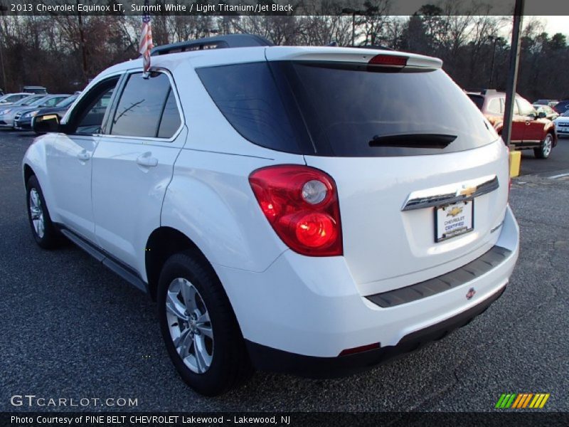 Summit White / Light Titanium/Jet Black 2013 Chevrolet Equinox LT