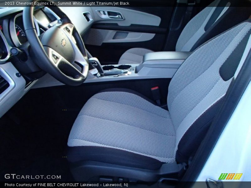 Summit White / Light Titanium/Jet Black 2013 Chevrolet Equinox LT