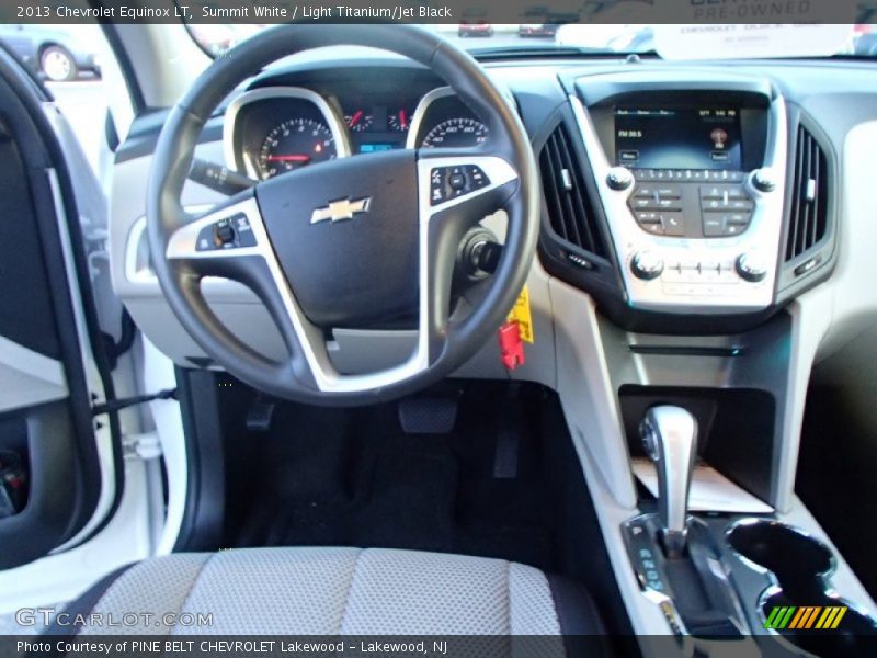 Summit White / Light Titanium/Jet Black 2013 Chevrolet Equinox LT