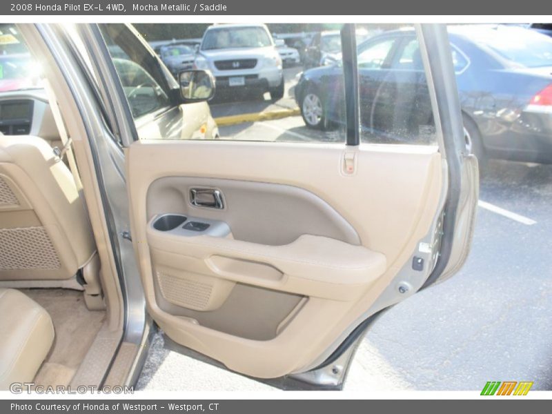 Mocha Metallic / Saddle 2008 Honda Pilot EX-L 4WD