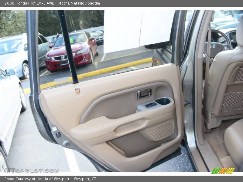Mocha Metallic / Saddle 2008 Honda Pilot EX-L 4WD