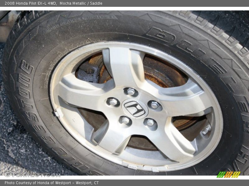 Mocha Metallic / Saddle 2008 Honda Pilot EX-L 4WD