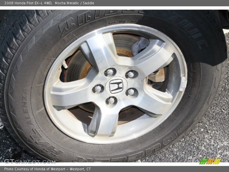 Mocha Metallic / Saddle 2008 Honda Pilot EX-L 4WD