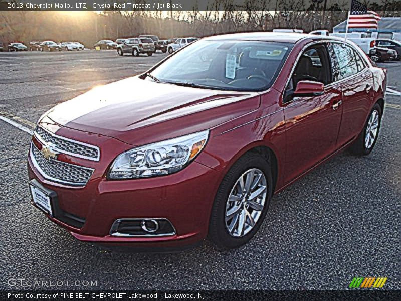 Crystal Red Tintcoat / Jet Black 2013 Chevrolet Malibu LTZ