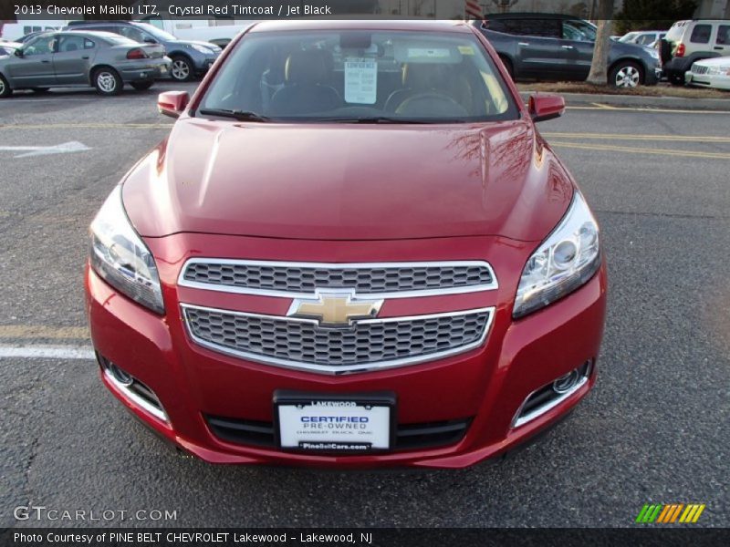 Crystal Red Tintcoat / Jet Black 2013 Chevrolet Malibu LTZ