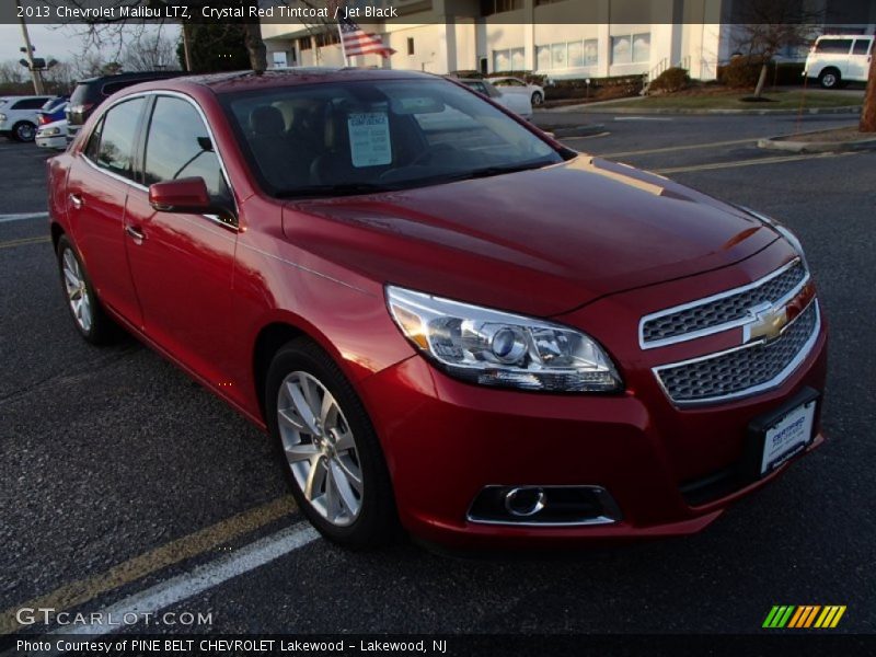 Crystal Red Tintcoat / Jet Black 2013 Chevrolet Malibu LTZ