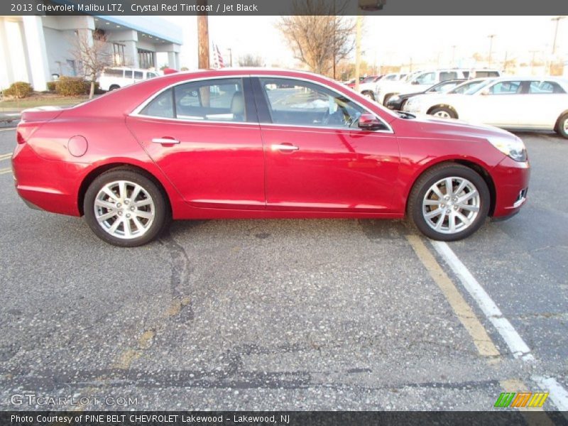 Crystal Red Tintcoat / Jet Black 2013 Chevrolet Malibu LTZ