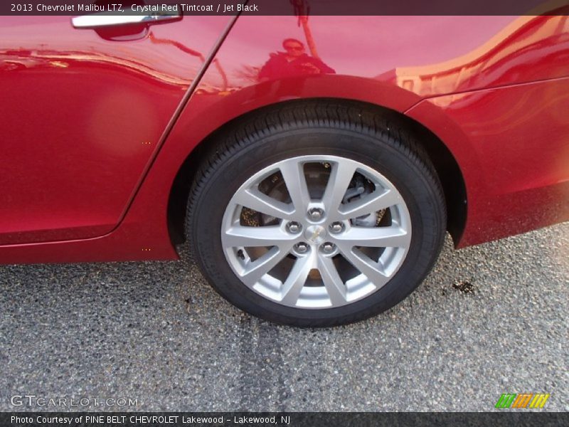 Crystal Red Tintcoat / Jet Black 2013 Chevrolet Malibu LTZ