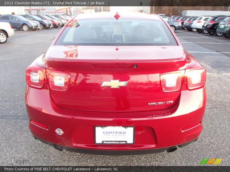 Crystal Red Tintcoat / Jet Black 2013 Chevrolet Malibu LTZ