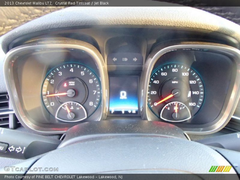 Crystal Red Tintcoat / Jet Black 2013 Chevrolet Malibu LTZ