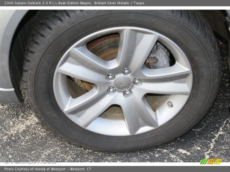 Brilliant Silver Metallic / Taupe 2006 Subaru Outback 3.0 R L.L.Bean Edition Wagon