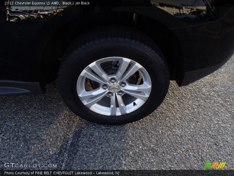 Black / Jet Black 2012 Chevrolet Equinox LS AWD