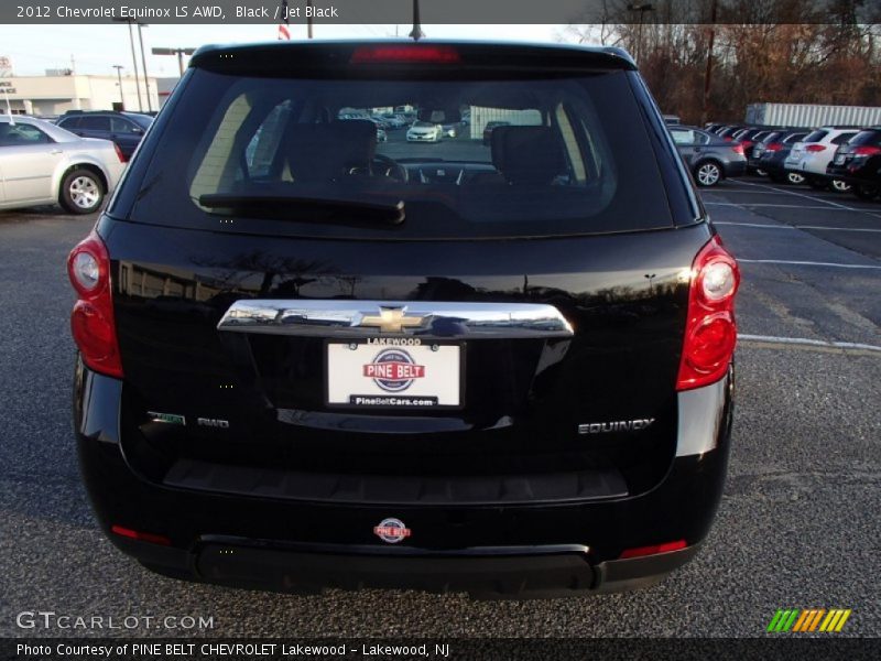 Black / Jet Black 2012 Chevrolet Equinox LS AWD